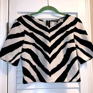 Express | Zebra Crop Top